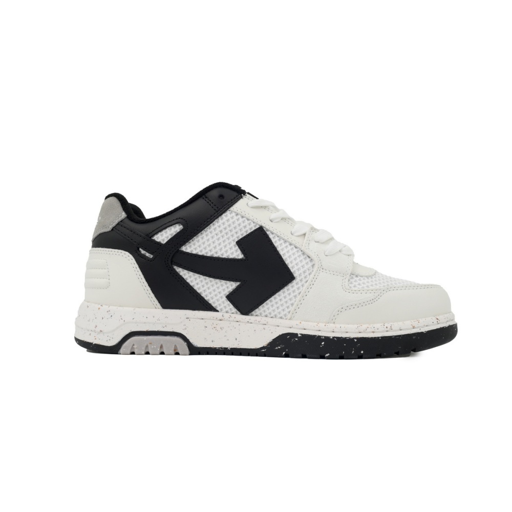 PK God Batch OFF-WHITE Out Of Office OOO Low Slim 'White Black Speckled' OMIA243F 23LEA001 0110