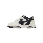 PK God Batch OFF-WHITE Out Of Office OOO Low Slim 'White Black Speckled' OMIA243F 23LEA001 0110