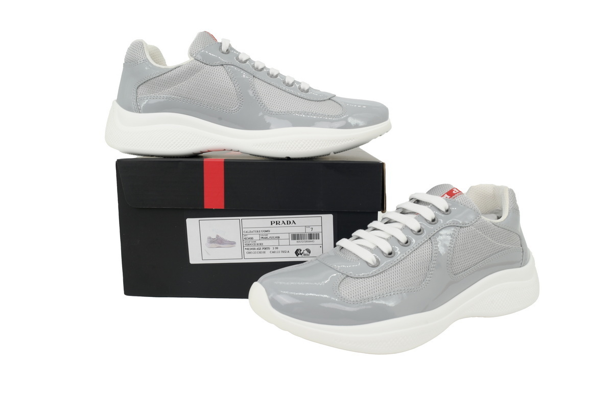 Prada America's Cup Off-White Gray