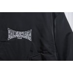Balenciaga 24FW Slogan-Embroidered Flight Jacket