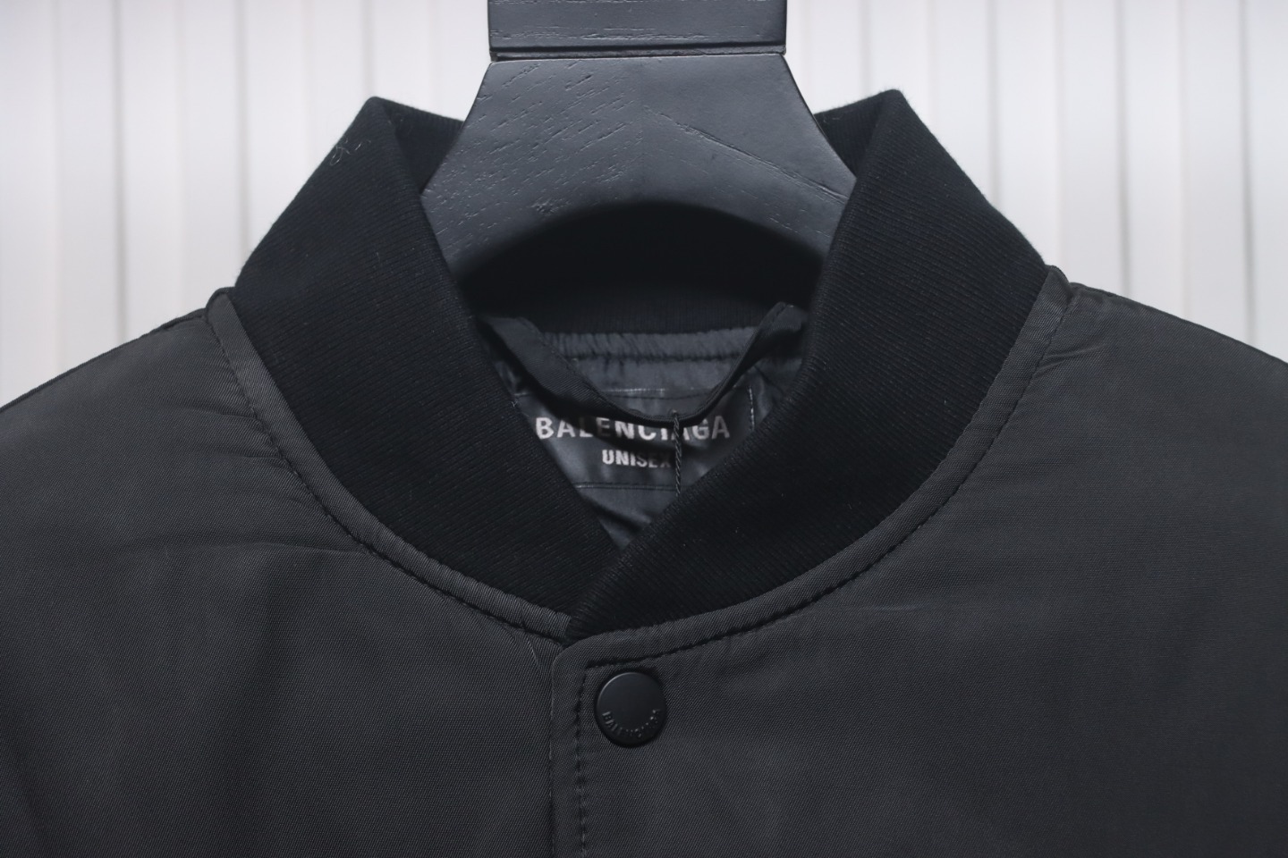 Balenciaga 24FW Slogan-Embroidered Flight Jacket