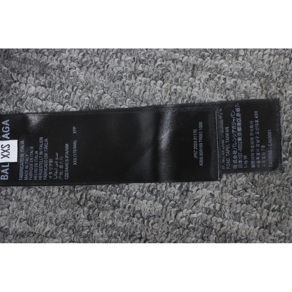 Balenciaga 24FW Slogan-Embroidered Flight Jacket