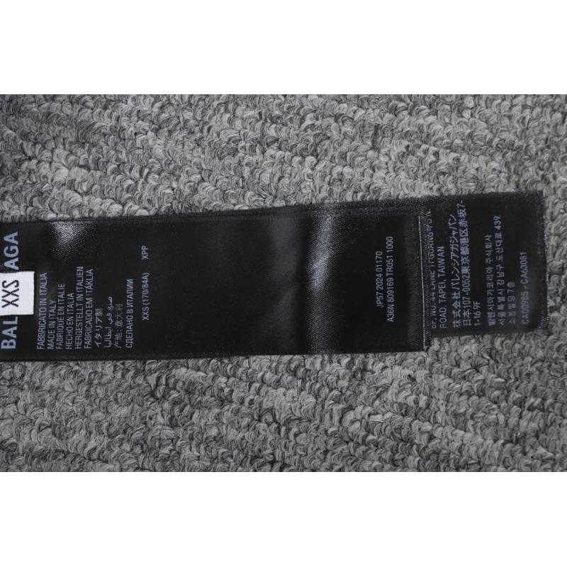 Balenciaga 24FW Slogan-Embroidered Flight Jacket