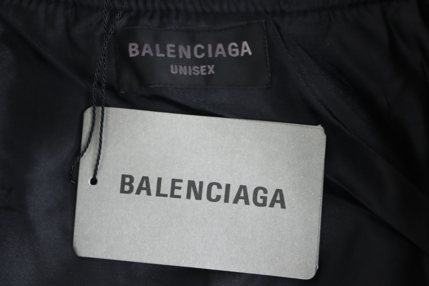 Balenciaga 24FW Slogan-Embroidered Flight Jacket