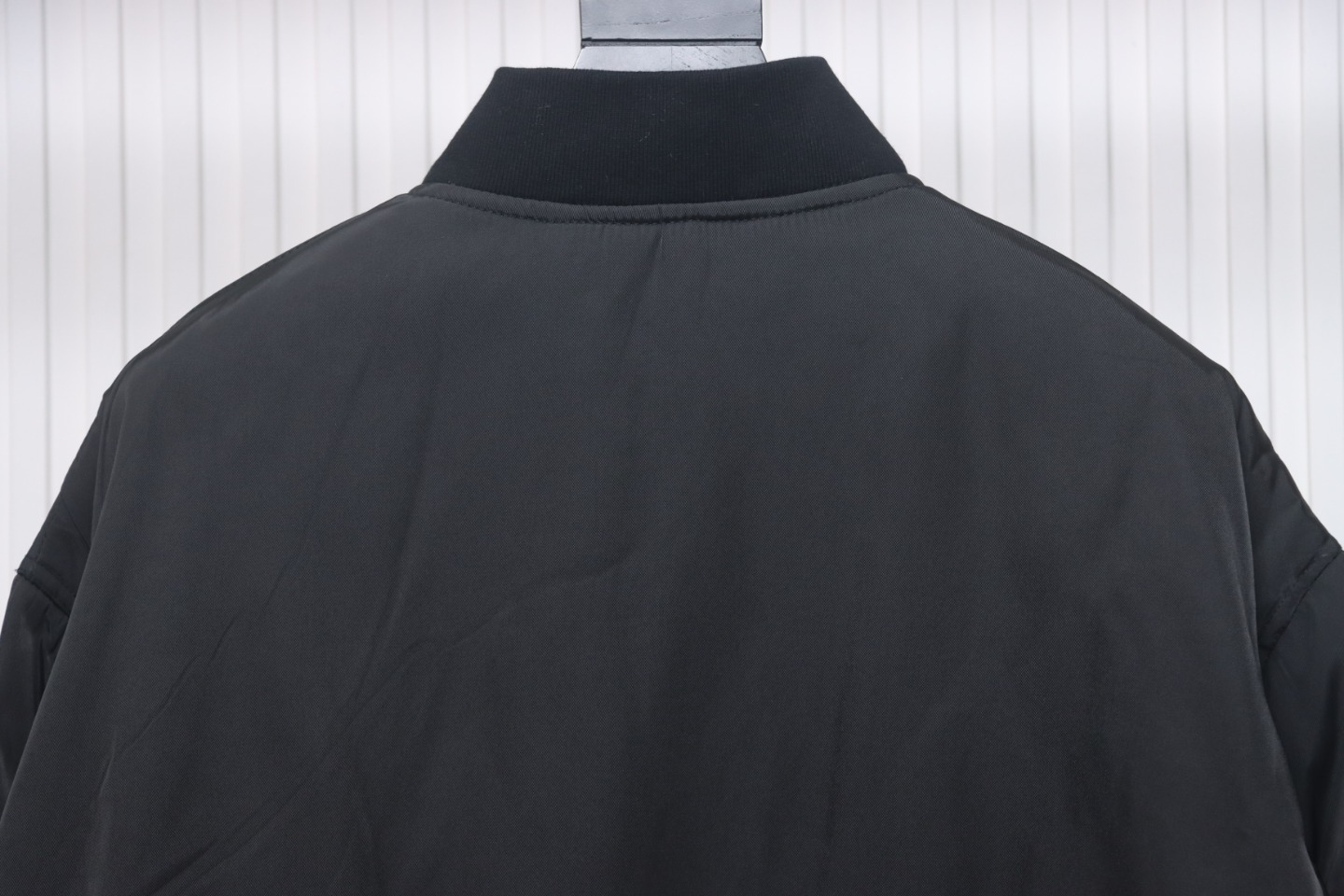 Balenciaga 24FW Slogan-Embroidered Flight Jacket