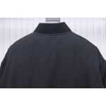 Balenciaga 24FW Slogan-Embroidered Flight Jacket