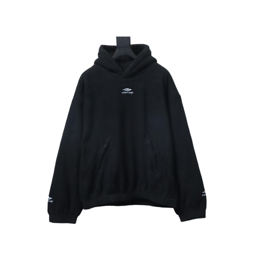 Balenciaga 24FW Teddy Fleece Ski Hoodie