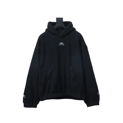 Balenciaga 24FW Teddy Fleece Ski Hoodie 01
