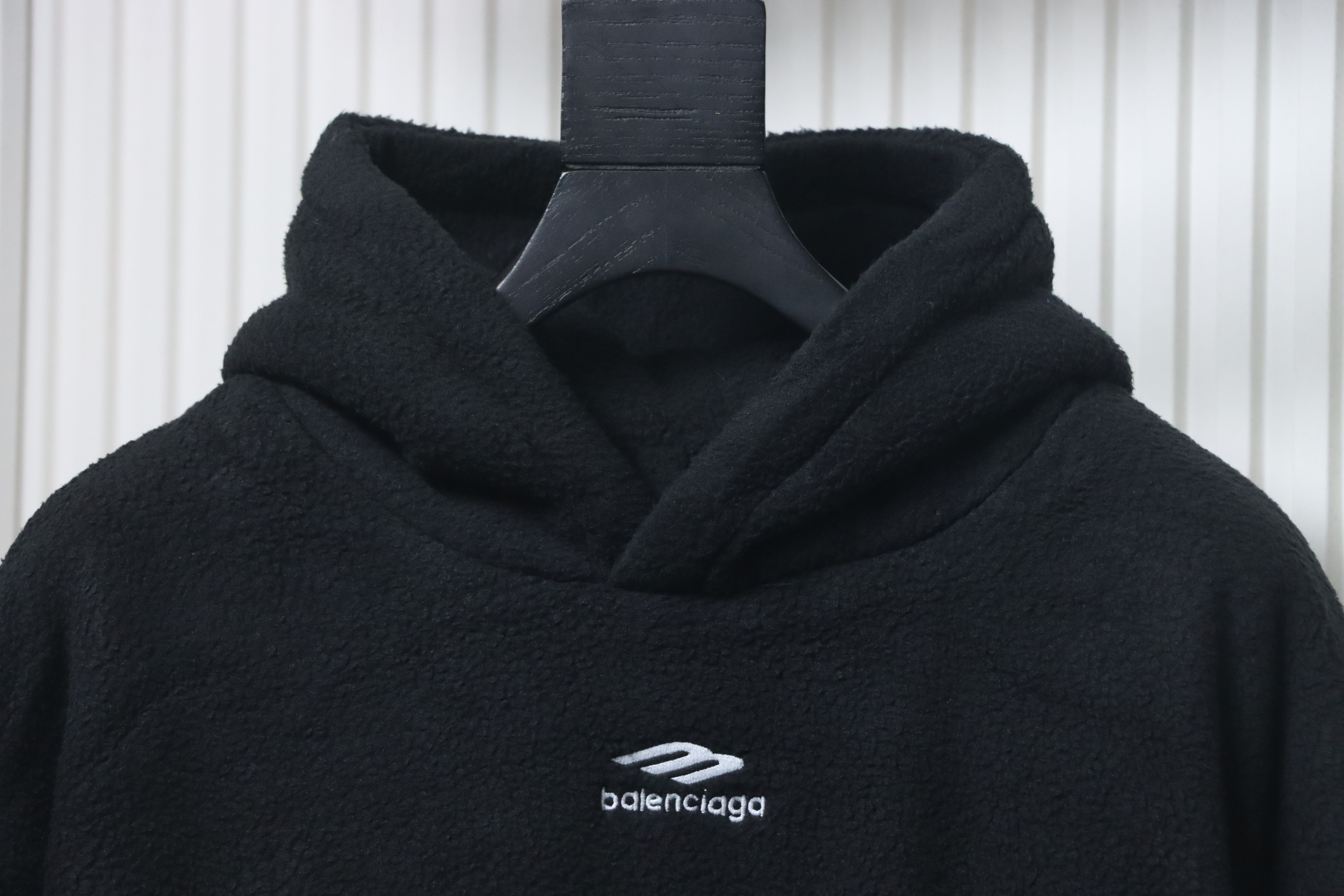 Balenciaga 24FW Teddy Fleece Ski Hoodie