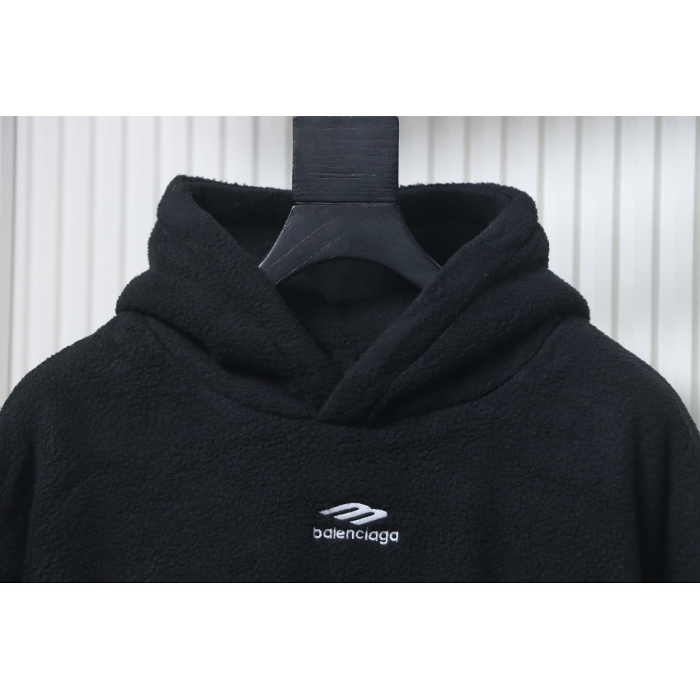 Balenciaga 24FW Teddy Fleece Ski Hoodie