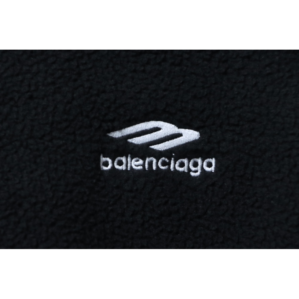 Balenciaga 24FW Teddy Fleece Ski Hoodie