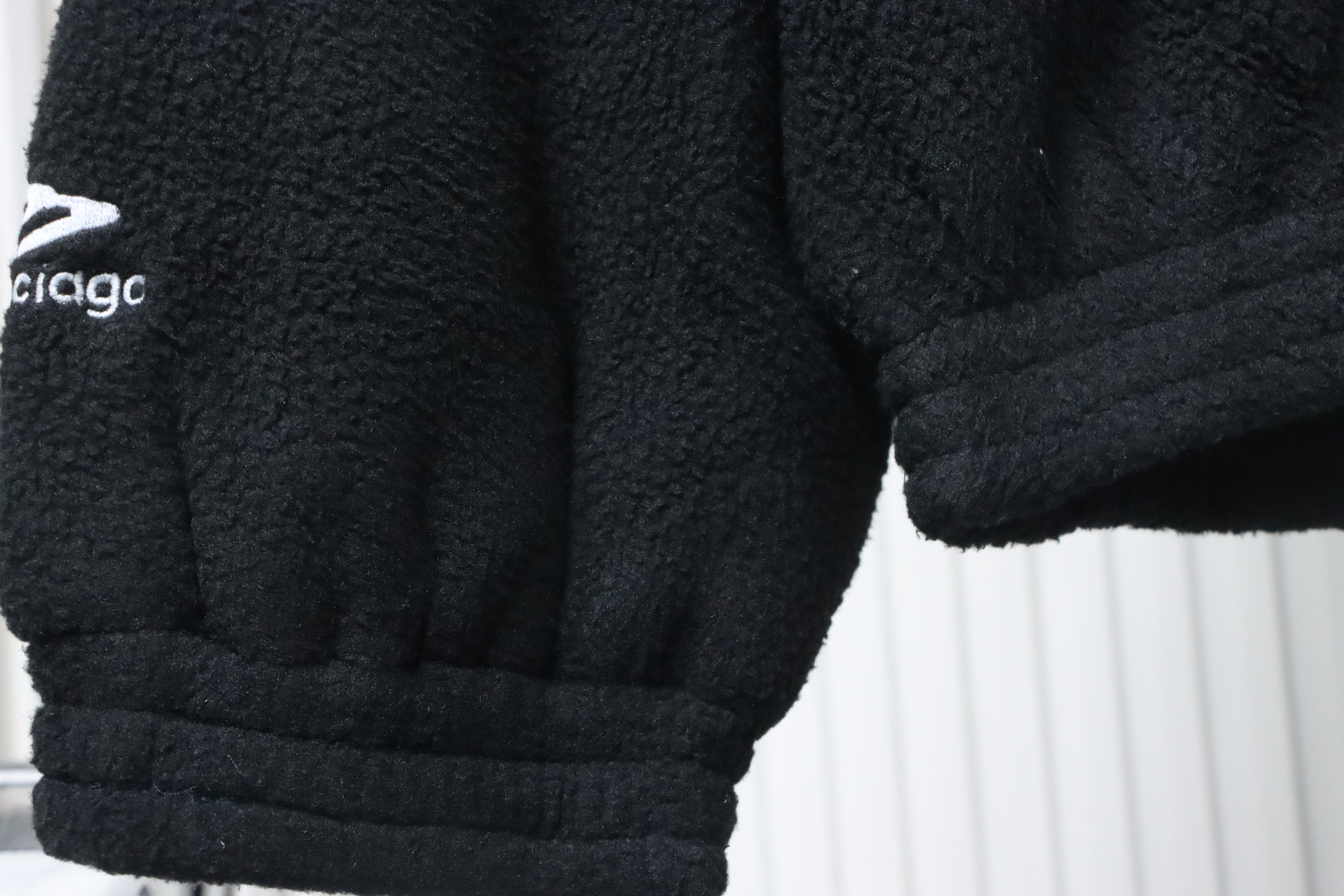 Balenciaga 24FW Teddy Fleece Ski Hoodie