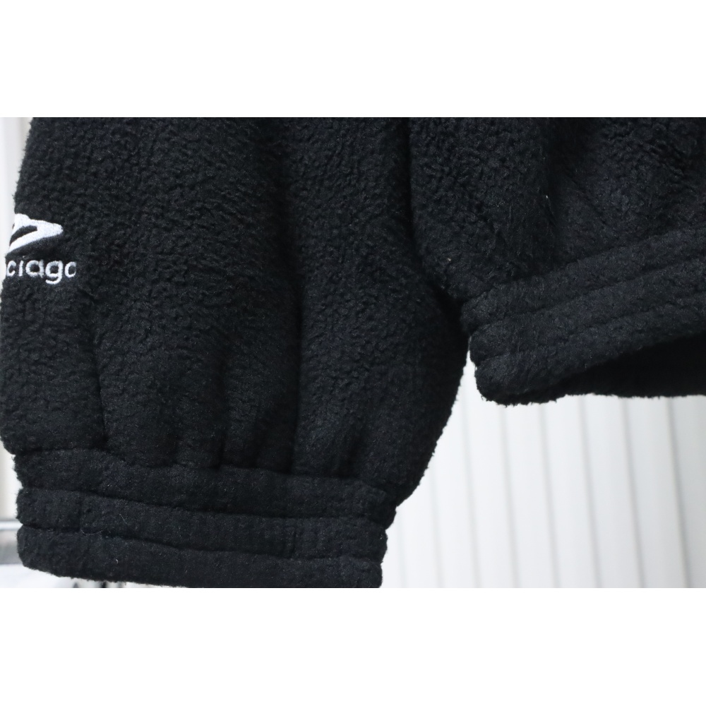 Balenciaga 24FW Teddy Fleece Ski Hoodie