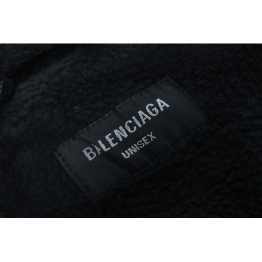 Balenciaga 24FW Teddy Fleece Ski Hoodie