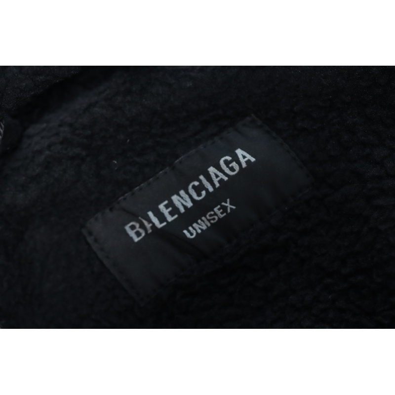 Balenciaga 24FW Teddy Fleece Ski Hoodie