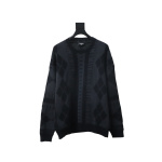 BALENCIAGA 25ss Geometric Crew Neck Knit Sweater