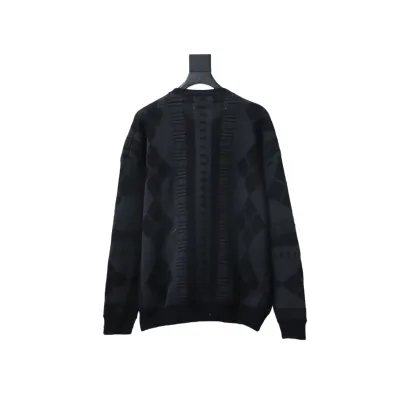 BALENCIAGA 25ss Geometric Crew Neck Knit Sweater 02