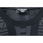BALENCIAGA 25ss Geometric Crew Neck Knit Sweater