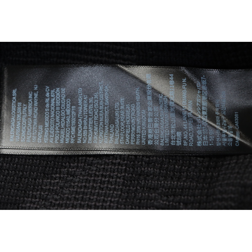 BALENCIAGA 25ss Geometric Crew Neck Knit Sweater