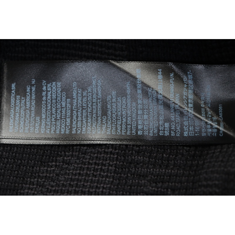 BALENCIAGA 25ss Geometric Crew Neck Knit Sweater