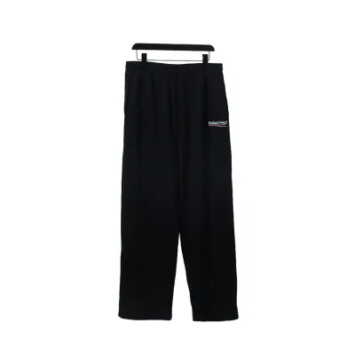 Balenciaga Coke Embroidered Wide-Leg Pants 01