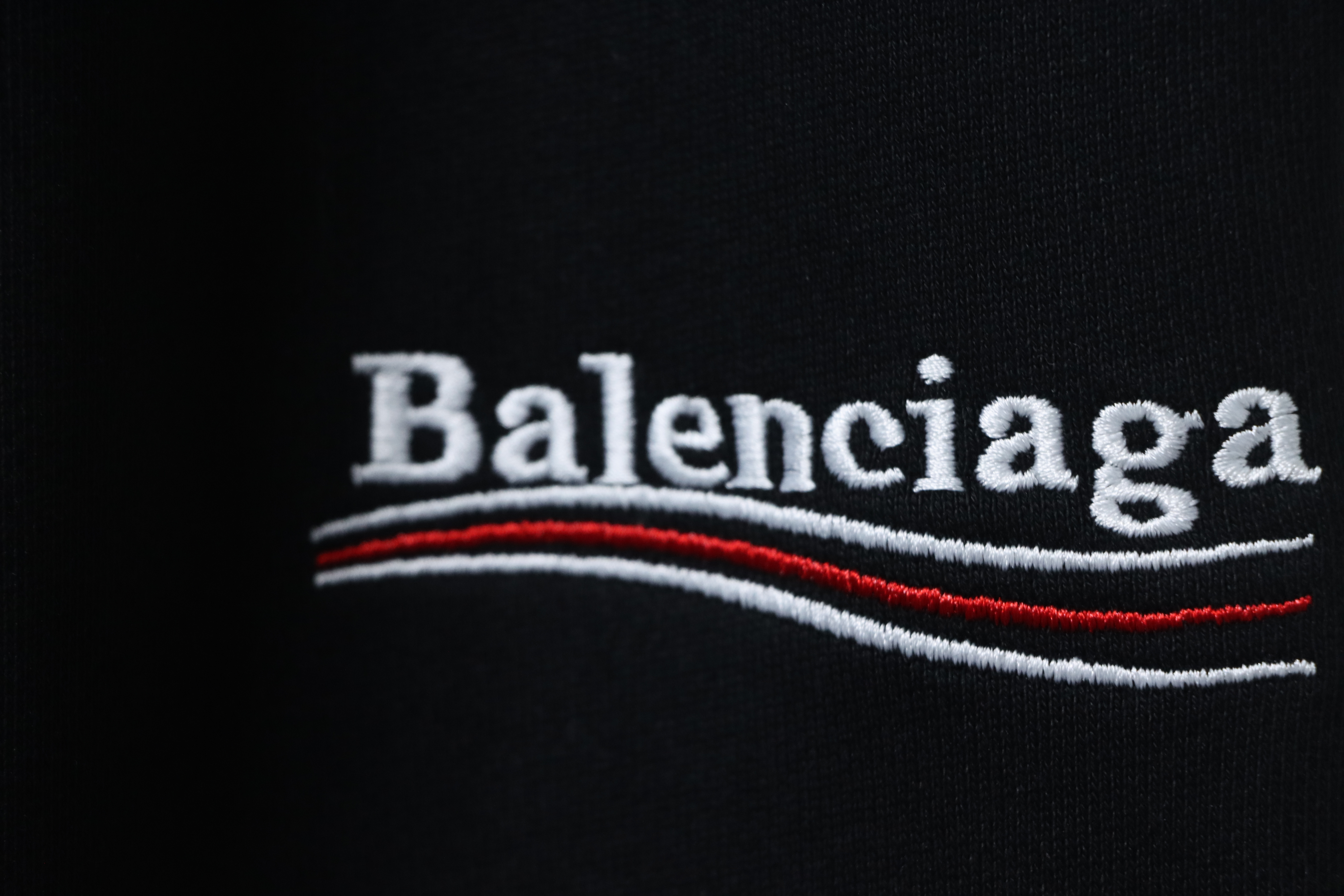 Balenciaga Coke Embroidered Wide-Leg Pants