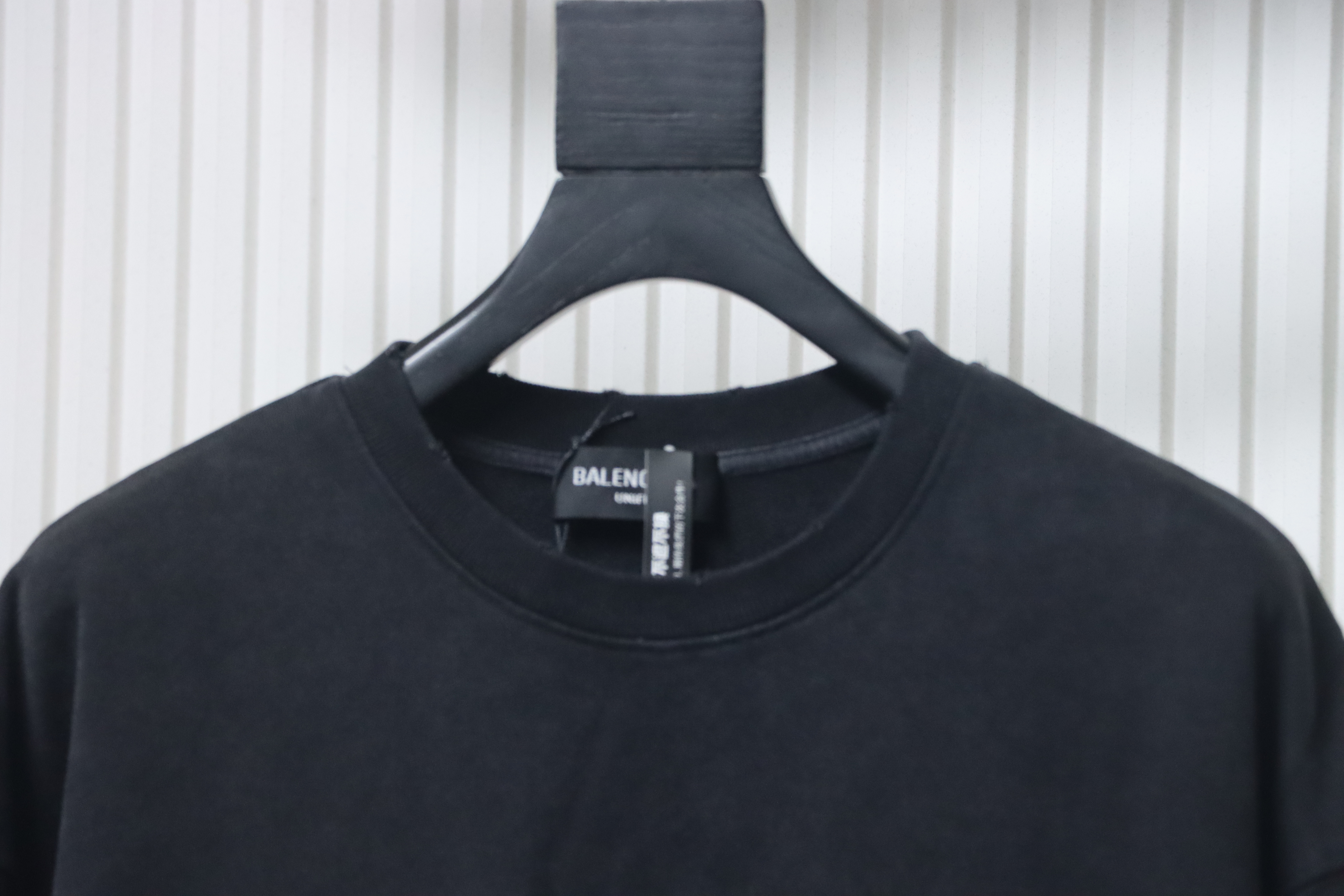 Balenciaga Hand-Painted Luminous Print Crew Neck Sweatshirt