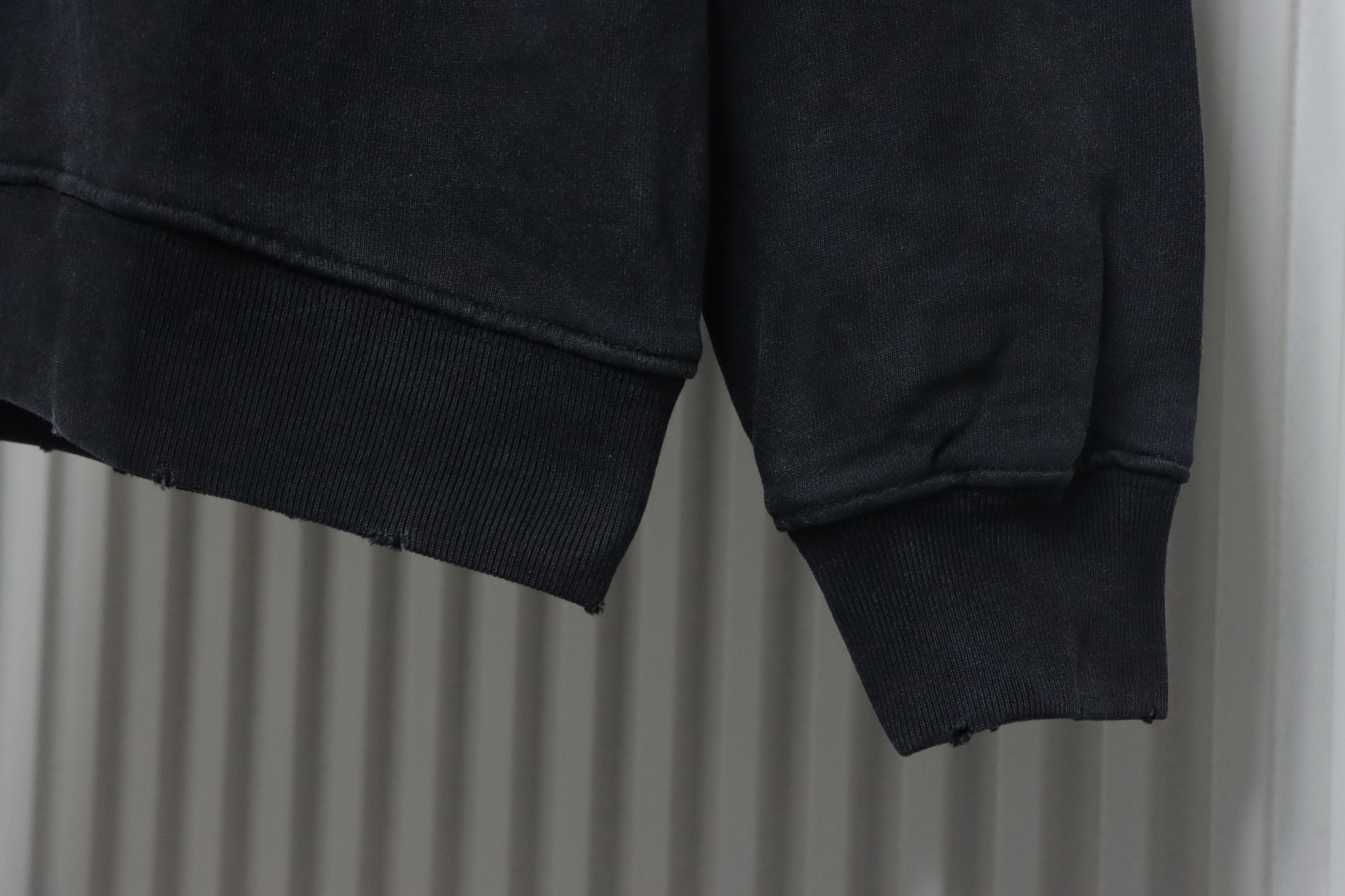 Balenciaga Hand-Painted Luminous Print Crew Neck Sweatshirt