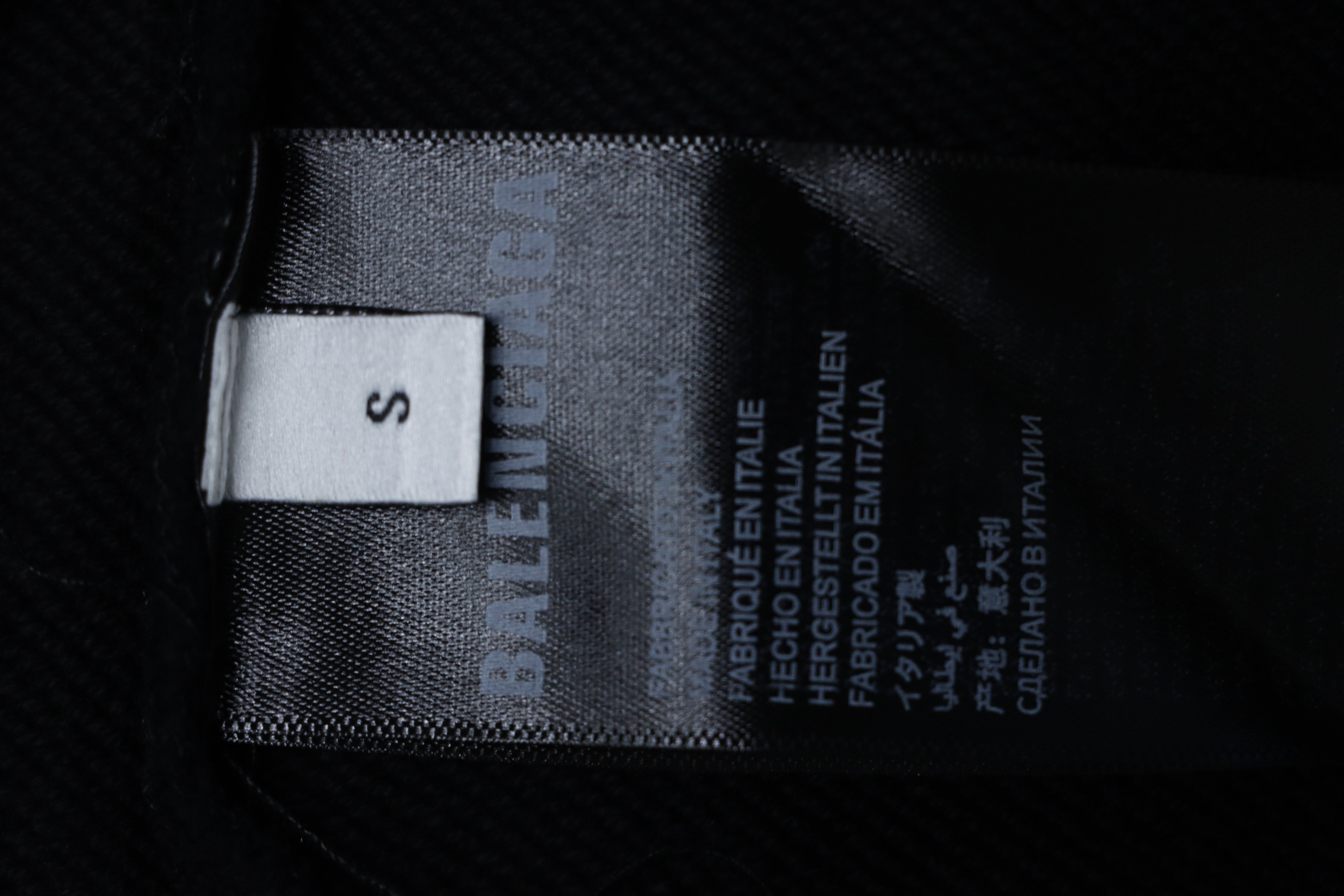 Balenciaga Hand-Painted Luminous Print Crew Neck Sweatshirt