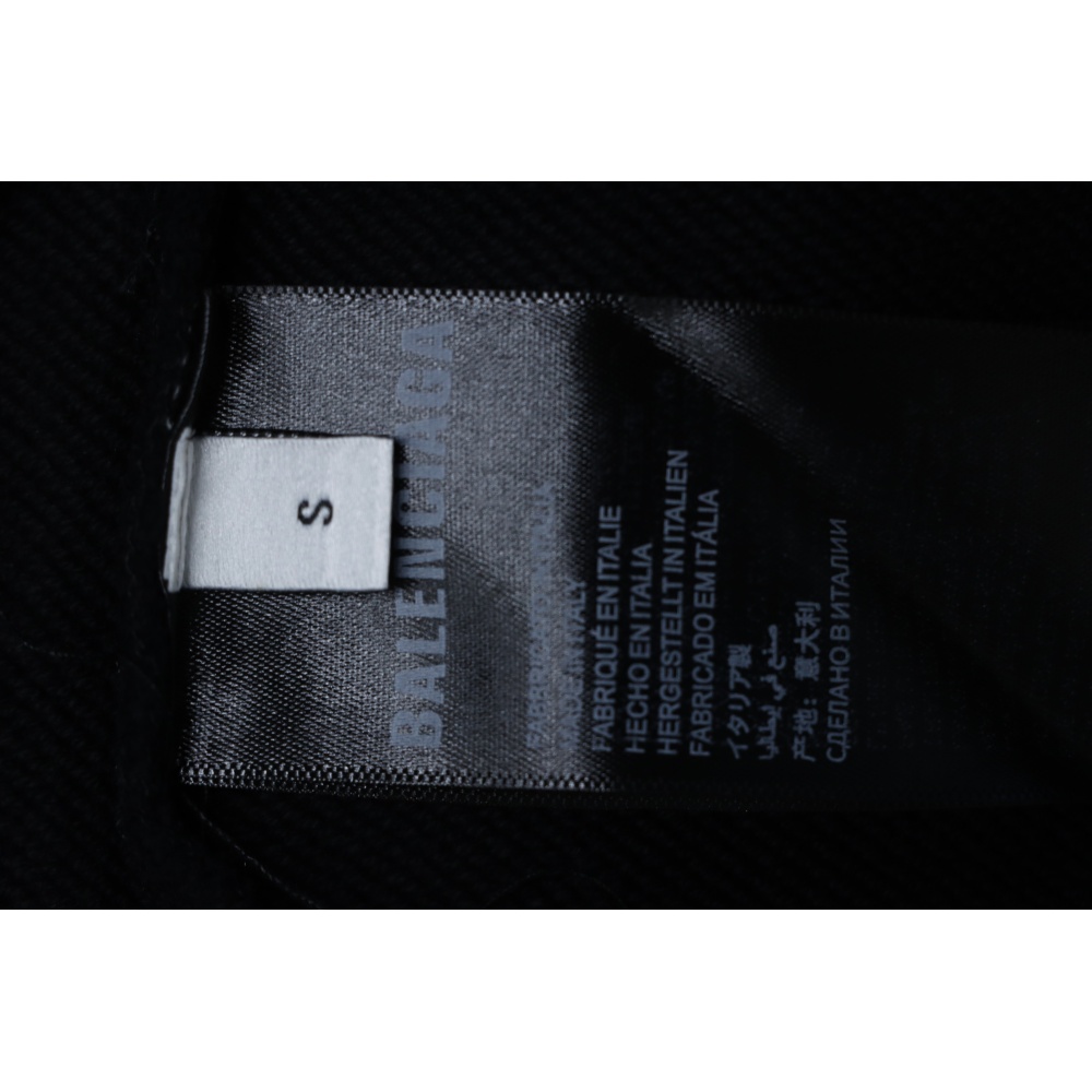 Balenciaga Hand-Painted Luminous Print Crew Neck Sweatshirt