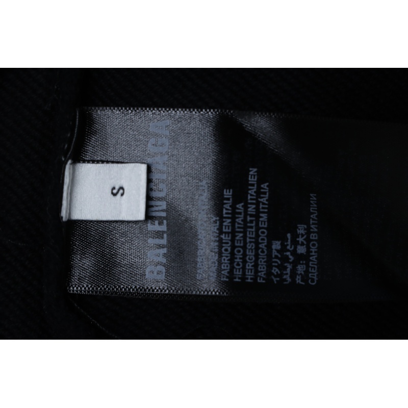 Balenciaga Hand-Painted Luminous Print Crew Neck Sweatshirt