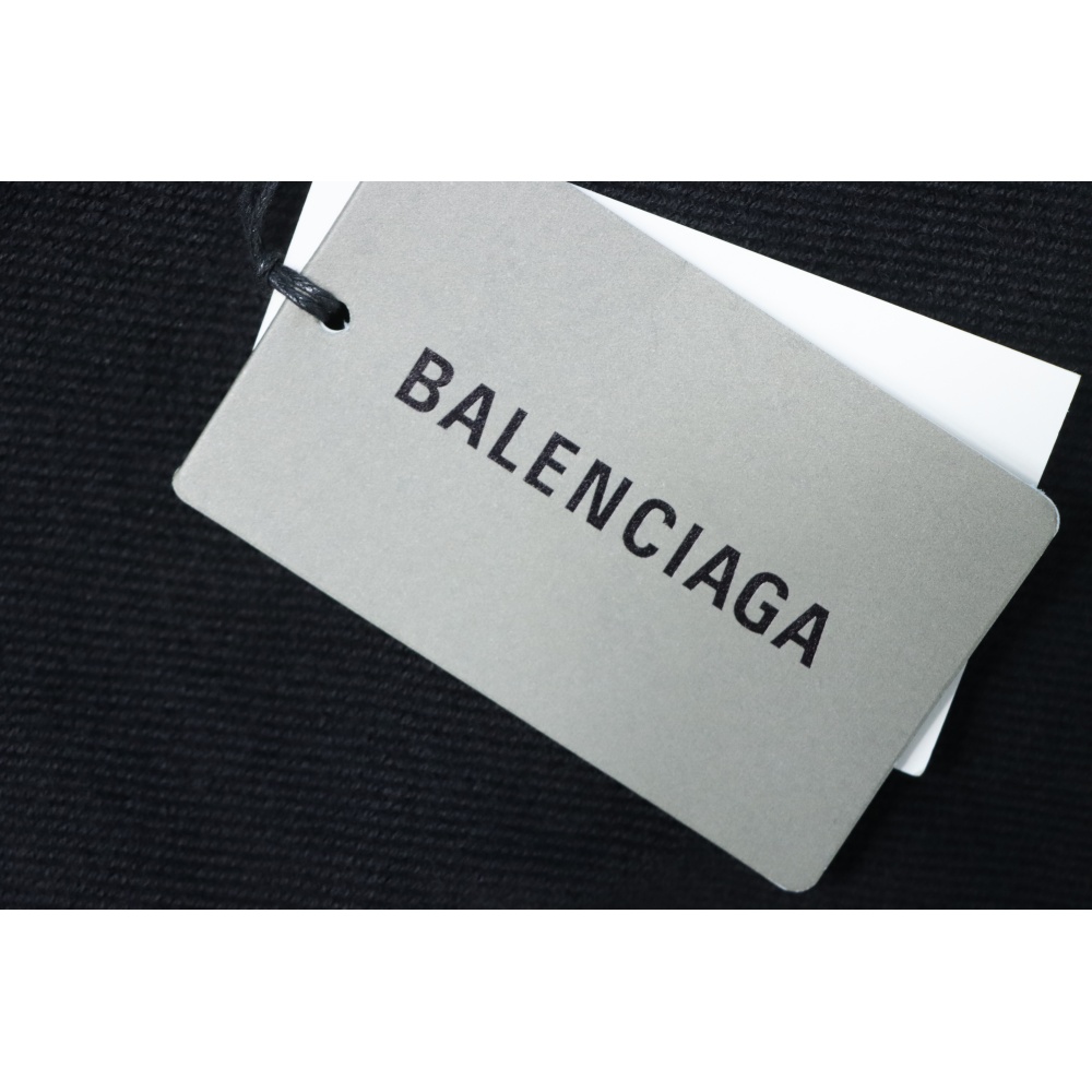 Balenciaga Hand-Painted Luminous Print Crew Neck Sweatshirt