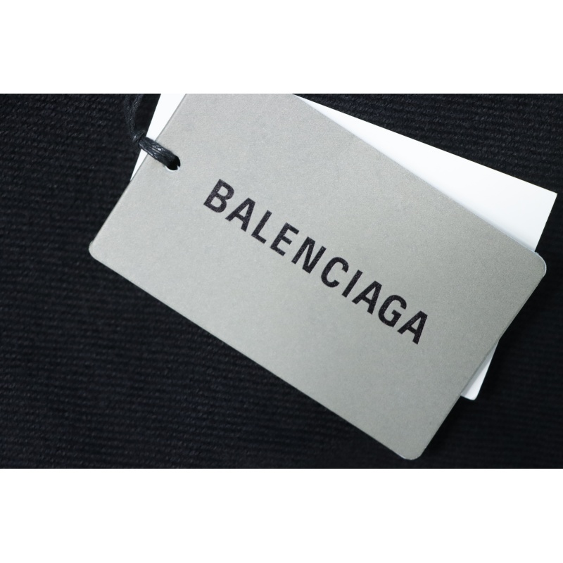 Balenciaga Hand-Painted Luminous Print Crew Neck Sweatshirt