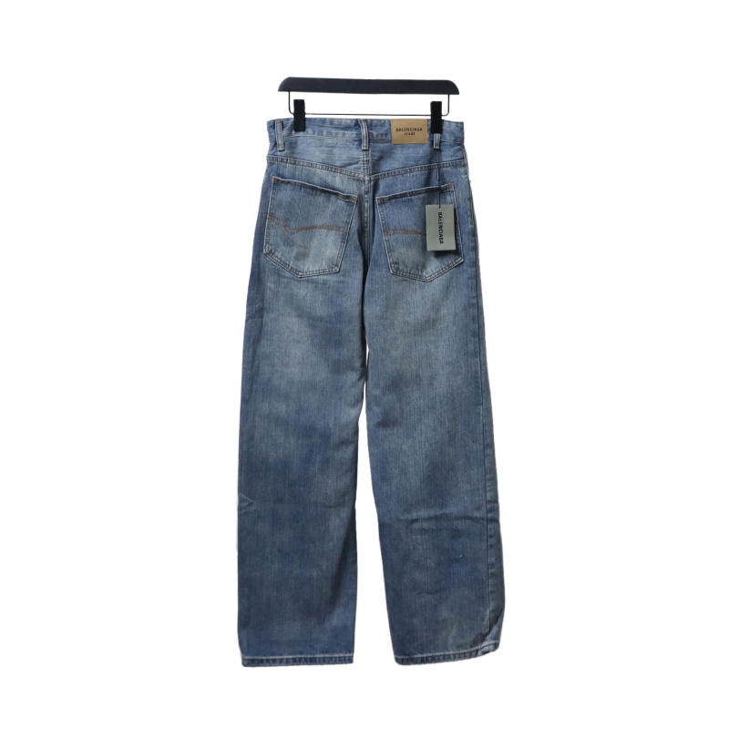 Balenciaga Side Lettering Embroidery Jeans