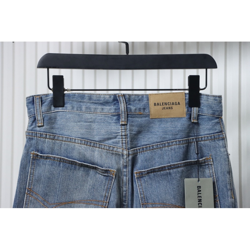 Balenciaga Side Lettering Embroidery Jeans