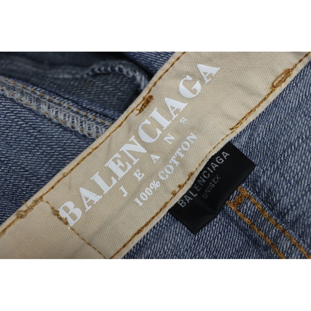 Balenciaga Side Lettering Embroidery Jeans