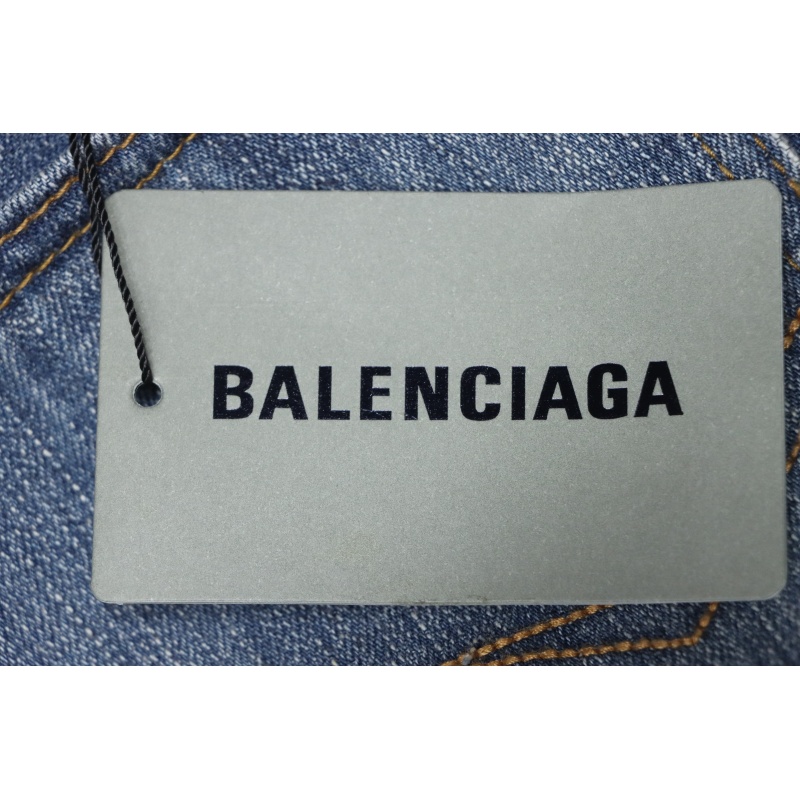 Balenciaga Side Lettering Embroidery Jeans