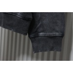 Balenciaga Washed Hand-Painted Lettering Crew Neck Sweatshirt