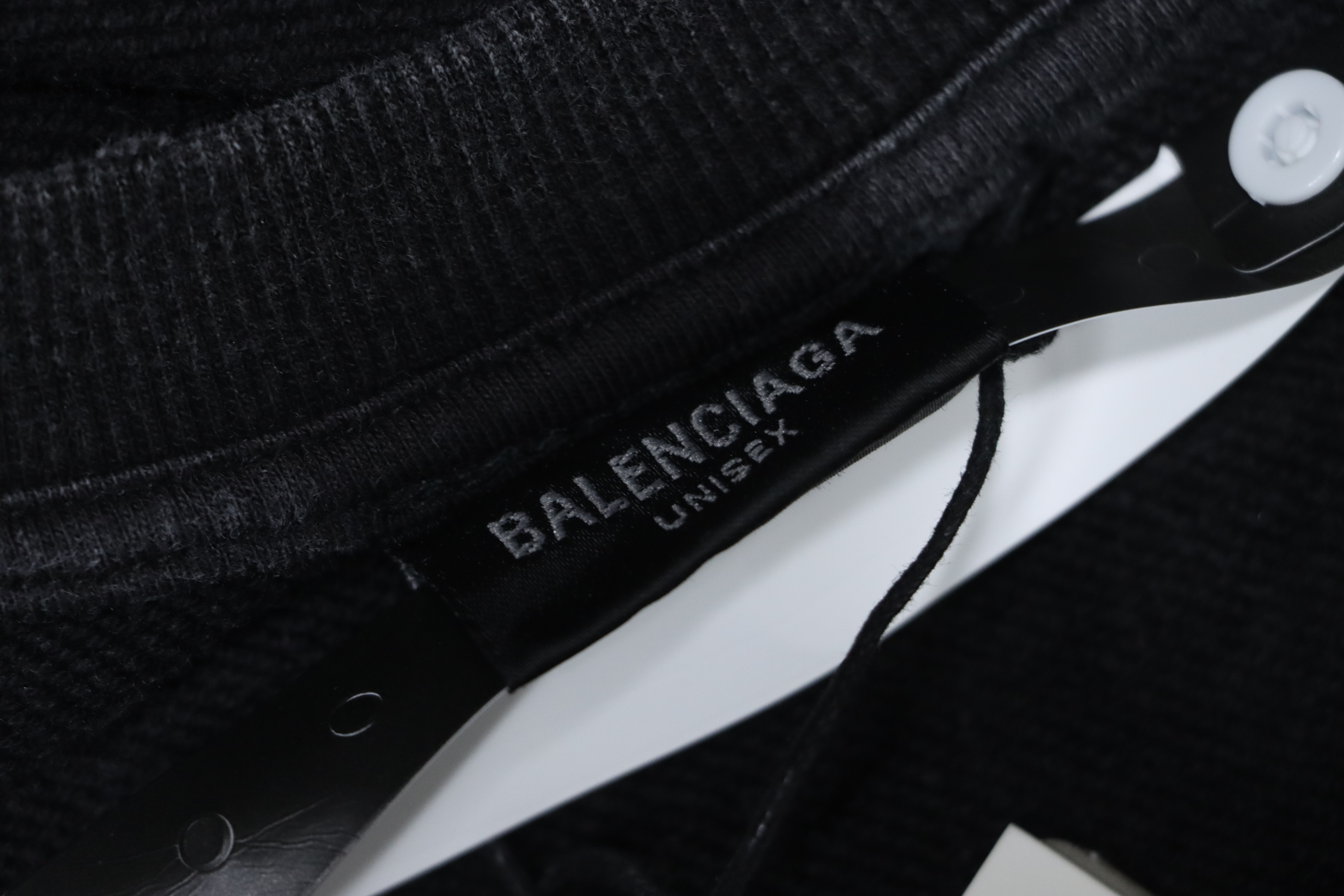 Balenciaga Washed Hand-Painted Lettering Crew Neck Sweatshirt