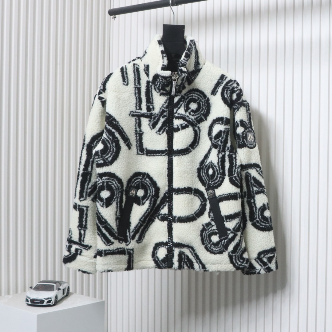 Moose Knuckles 24FW Lambswool Zipper Jacket