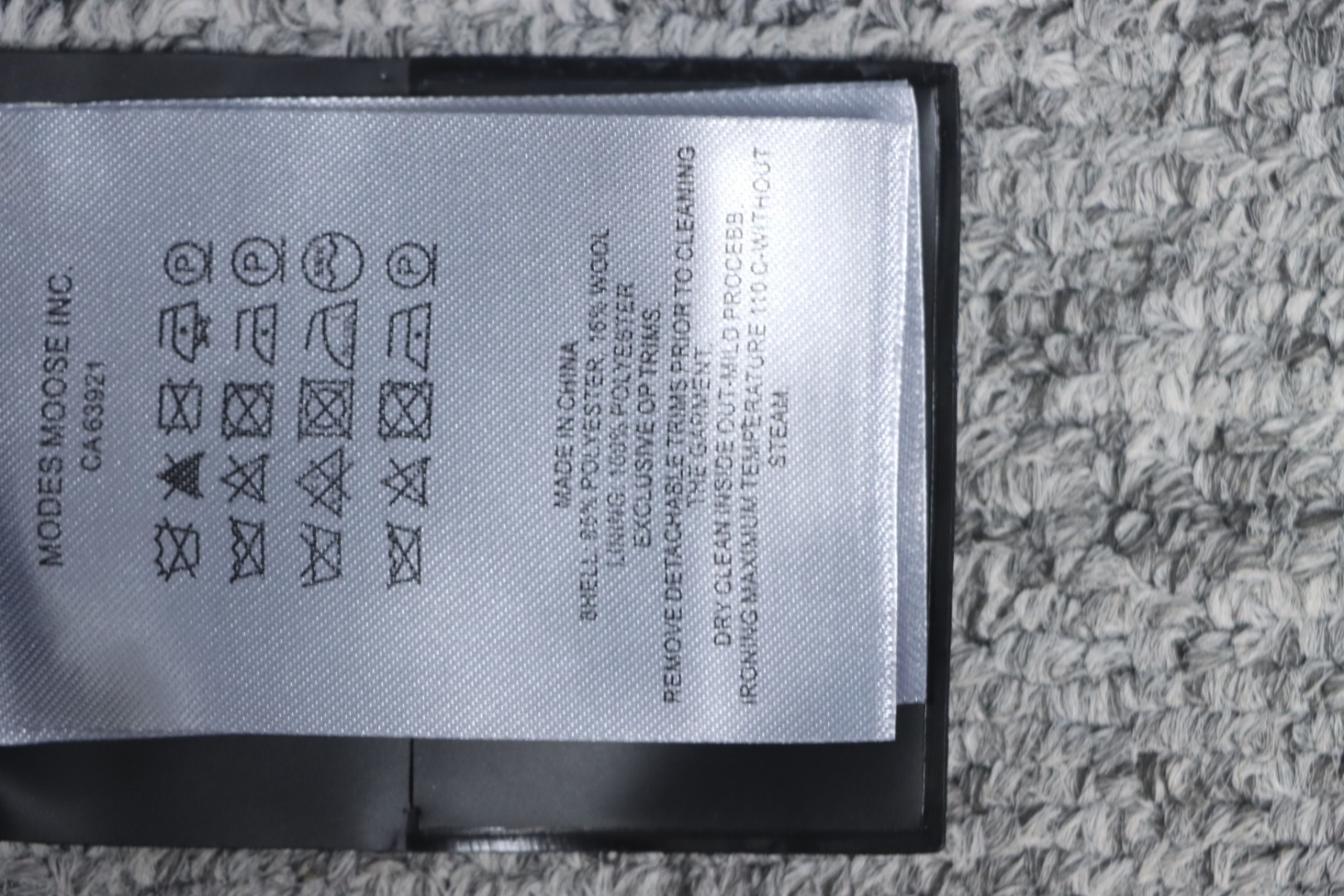 Moose Knuckles 24FW Lambswool Zipper Jacket