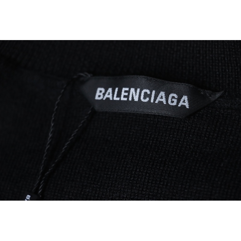 BALENCIAGA 24Fw 3B Embroidered Ski Crew Neck Sweater