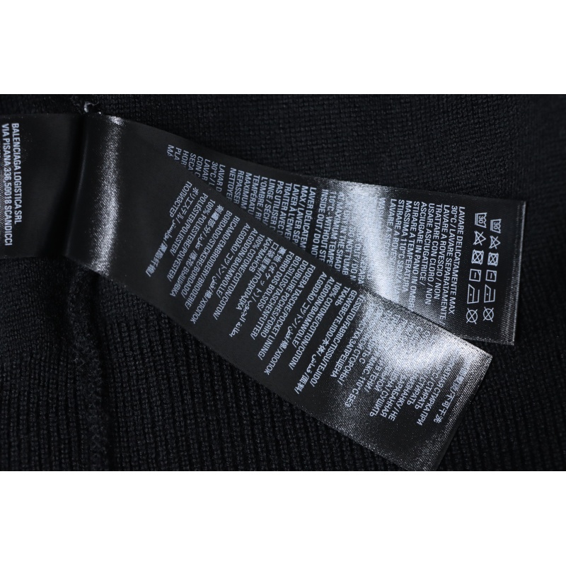 BALENCIAGA 24Fw 3B Embroidered Ski Crew Neck Sweater