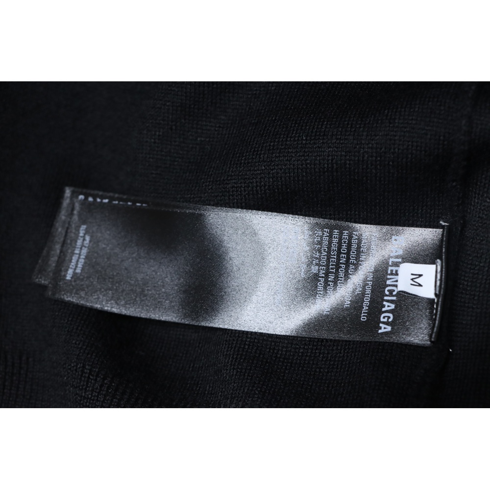 BALENCIAGA 24Fw 3B Embroidered Ski Crew Neck Sweater