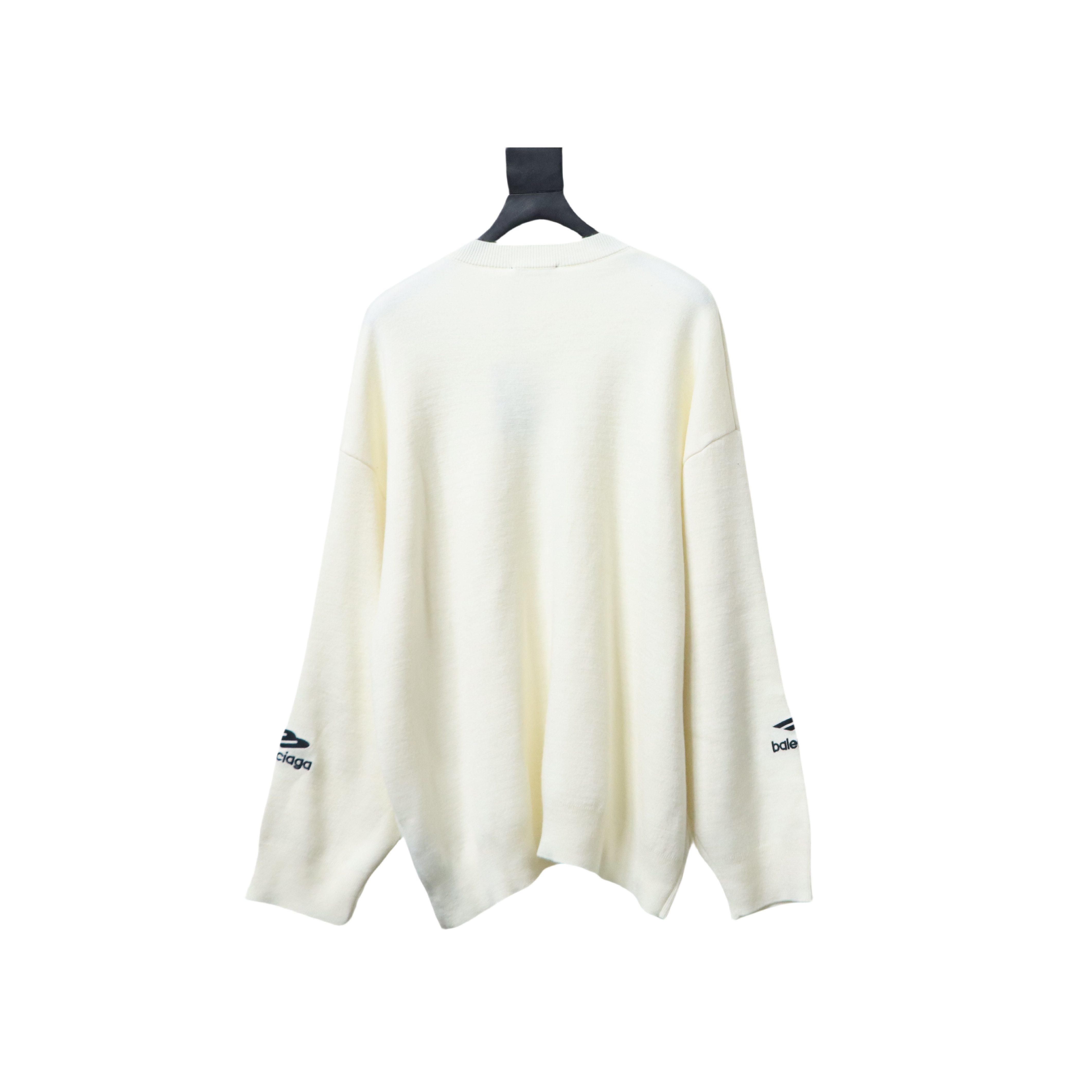 BALENCIAGA 24Fw 3B Embroidered Ski Crew Neck Sweater