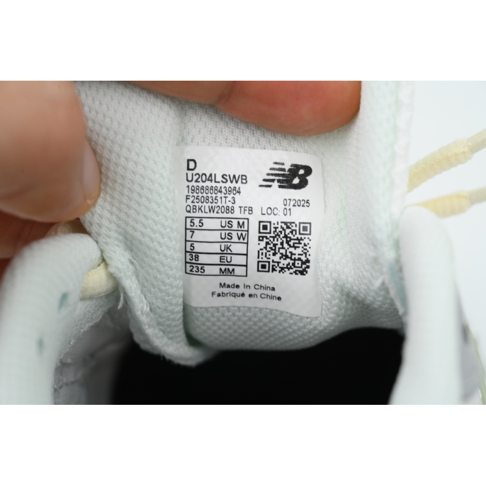 New Balance 204L 'Silver Metallic Sage Green' U204LSWB