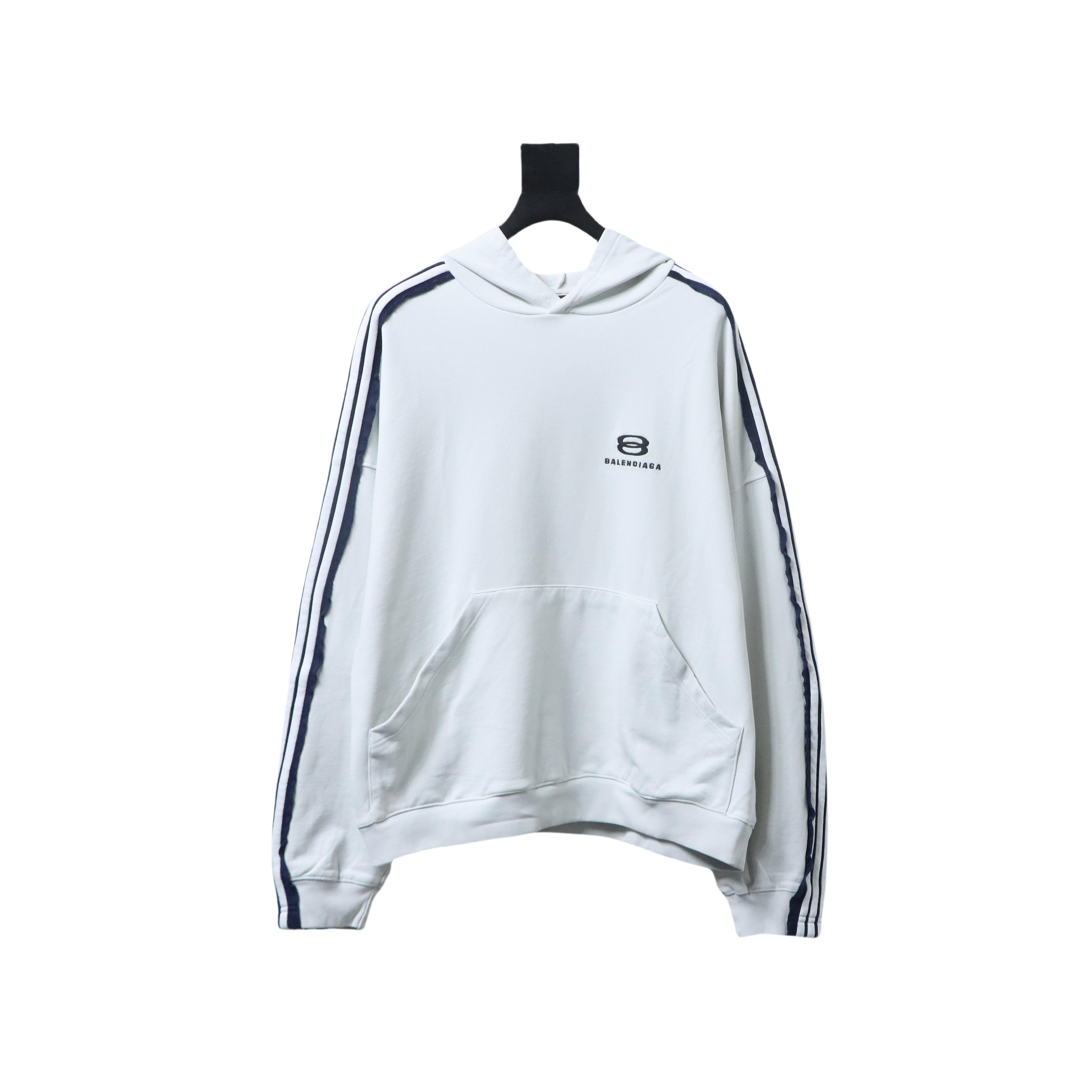 Balenciaga 25FW Paneled Web Hoodie