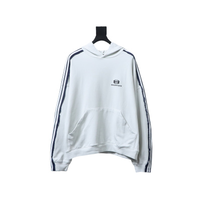 Balenciaga 25FW Paneled Web Hoodie 01