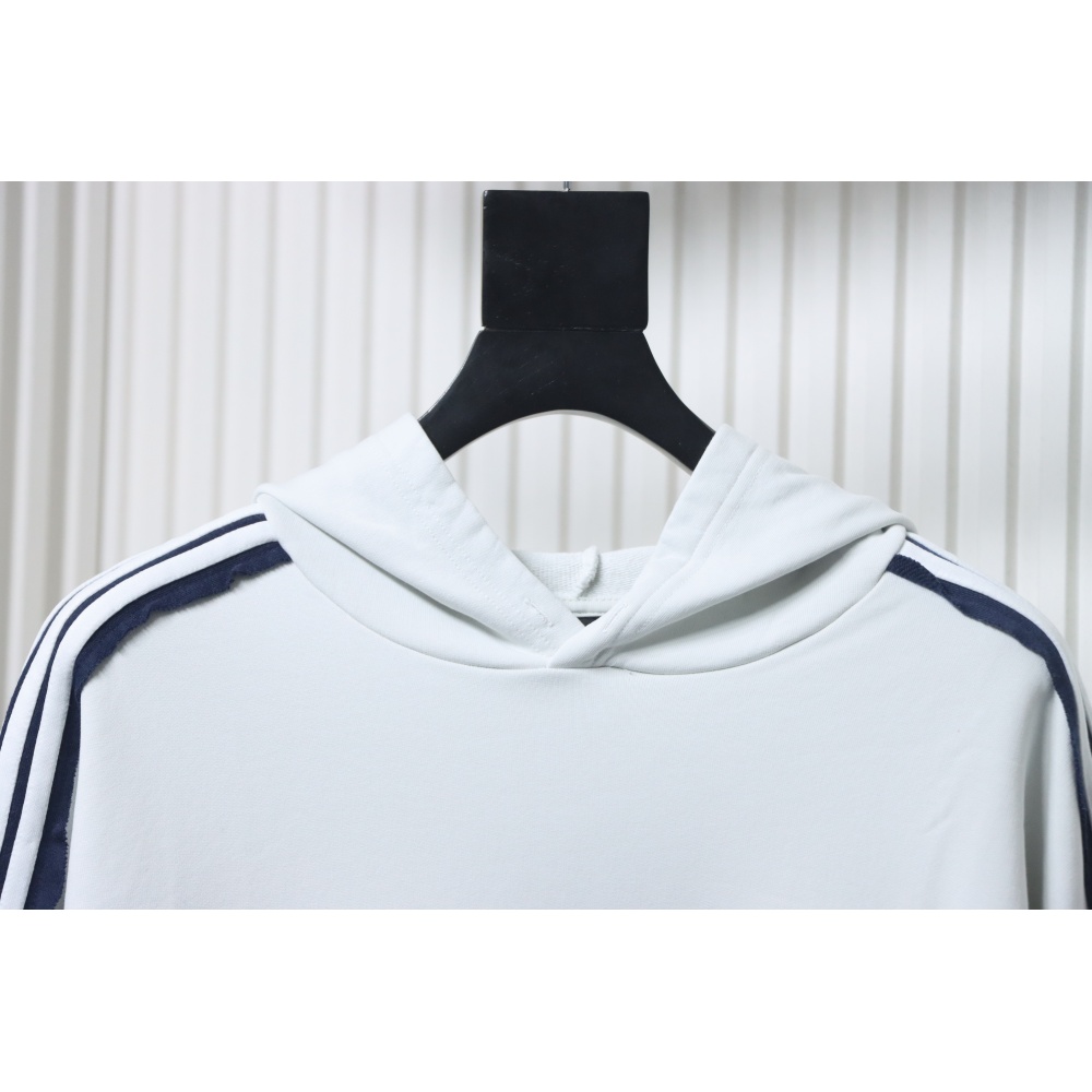 Balenciaga 25FW Paneled Web Hoodie