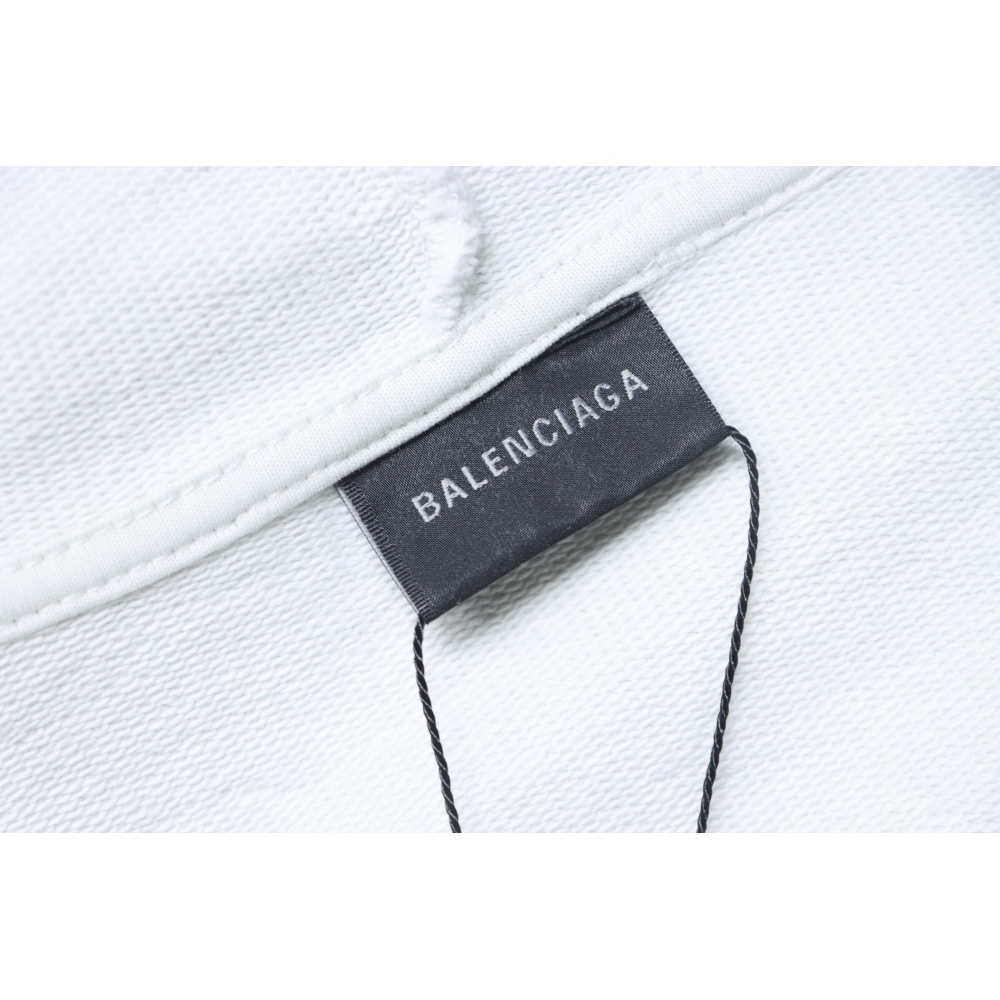 Balenciaga 25FW Paneled Web Hoodie